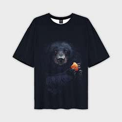 Футболка оверсайз мужская Медведь, цвет: 3D-принт