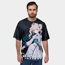 Футболка оверсайз мужская Барбара Genshin Impact, цвет: 3D-принт — фото 2
