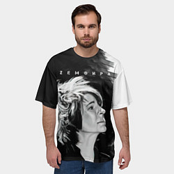 Футболка оверсайз мужская Zемфира Зефира, цвет: 3D-принт — фото 2