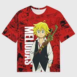 Футболка оверсайз мужская Мелиодас, Meliodas, цвет: 3D-принт