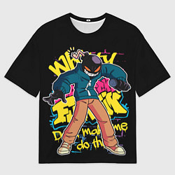 Футболка оверсайз мужская Whitty, Friday Night Funkin, цвет: 3D-принт