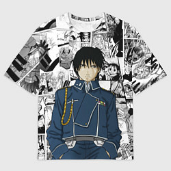 Футболка оверсайз мужская Полковник Мустанг, цвет: 3D-принт