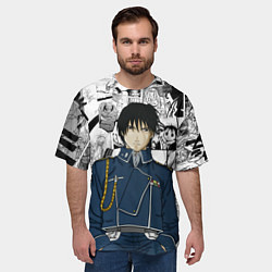 Футболка оверсайз мужская Полковник Мустанг, цвет: 3D-принт — фото 2