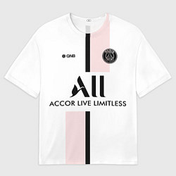 Футболка оверсайз мужская PSG Cup Away Vapor Match Shirt New 202223, цвет: 3D-принт