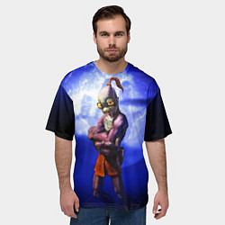 Футболка оверсайз мужская Abe, цвет: 3D-принт — фото 2