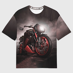 Футболка оверсайз мужская СУПЕРБАЙК, цвет: 3D-принт