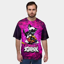 Футболка оверсайз мужская Скид и Памп Skid and Pump, цвет: 3D-принт — фото 2