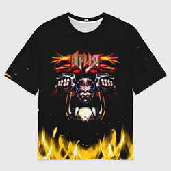 Футболка оверсайз мужская Ария - Герой асфальта, цвет: 3D-принт