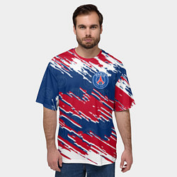 Футболка оверсайз мужская ФК ПСЖ PARIS SAINT GERMAIN, цвет: 3D-принт — фото 2