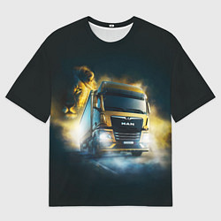 Футболка оверсайз мужская Man Leon, цвет: 3D-принт