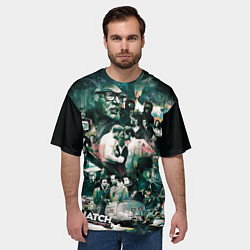 Футболка оверсайз мужская Большой куш: Персонажи, цвет: 3D-принт — фото 2