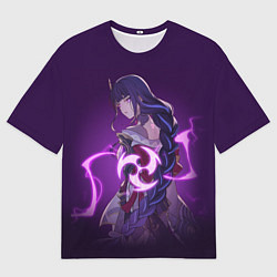 Футболка оверсайз мужская БААЛ BAAL ГЕНШИН, цвет: 3D-принт