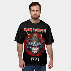 Футболка оверсайз мужская Iron Maiden, Senjutsu, цвет: 3D-принт — фото 2