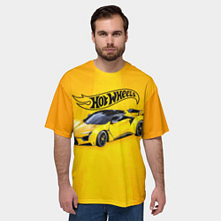 Футболка оверсайз мужская Hot Wheels Хот Вилс, цвет: 3D-принт — фото 2