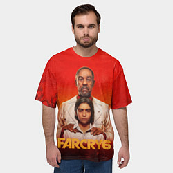 Футболка оверсайз мужская Антон и Диего Кастильо FC6, цвет: 3D-принт — фото 2