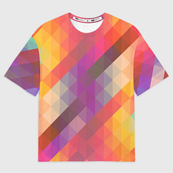Футболка оверсайз мужская Vivid gradient, цвет: 3D-принт