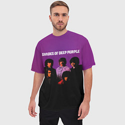 Футболка оверсайз мужская Shades of Deep Purple, цвет: 3D-принт — фото 2