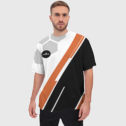 Футболка оверсайз мужская CS:GO Asiimov Edition, цвет: 3D-принт — фото 2