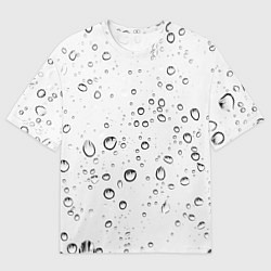 Футболка оверсайз мужская Утренний дождь, цвет: 3D-принт