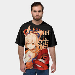 Футболка оверсайз мужская Ёимия Genshin Impact, цвет: 3D-принт — фото 2