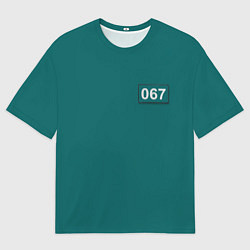 Футболка оверсайз мужская Игрок 067, цвет: 3D-принт