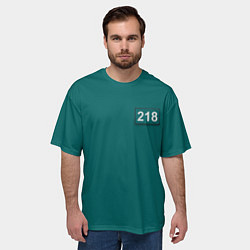Футболка оверсайз мужская Персонаж 218, цвет: 3D-принт — фото 2