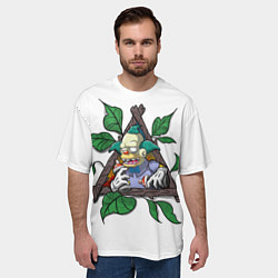 Футболка оверсайз мужская Graffiti clown, цвет: 3D-принт — фото 2