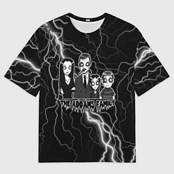 Мужская футболка оверсайз Addams family Семейка Аддамс