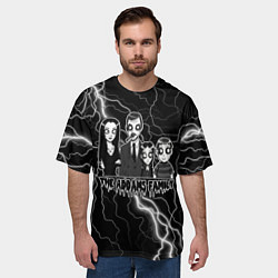 Футболка оверсайз мужская Addams family Семейка Аддамс, цвет: 3D-принт — фото 2