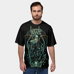 Футболка оверсайз мужская Lamb of God, Sacrament, цвет: 3D-принт — фото 2