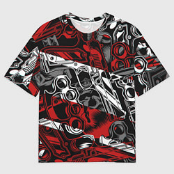 Футболка оверсайз мужская Оружейный барон, цвет: 3D-принт