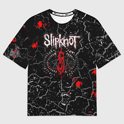 Футболка оверсайз мужская Slipknot Rock Слипкнот Музыка Рок Гранж, цвет: 3D-принт
