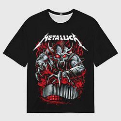 Футболка оверсайз мужская Metallica - Hardwired To Self-Destruct, цвет: 3D-принт