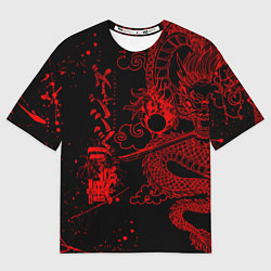 Футболка оверсайз мужская ТОКИЙСКИЕ МСТИТЕЛИ КРАСНЫЙ ДРАКОН, цвет: 3D-принт