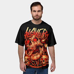 Футболка оверсайз мужская Slayer, Reign in Blood, цвет: 3D-принт — фото 2
