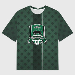 Футболка оверсайз мужская ФК Краснодар, цвет: 3D-принт