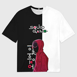 Мужская футболка оверсайз Игра в кальмара SG