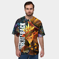 Футболка оверсайз мужская Бристелбек, цвет: 3D-принт — фото 2