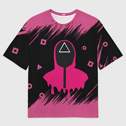 Футболка оверсайз мужская SQUID GAME ИГРА В КАЛЬМАРА, цвет: 3D-принт