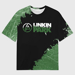 Футболка оверсайз мужская Линкин Парк в стиле Гранж Linkin Park, цвет: 3D-принт