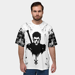 Футболка оверсайз мужская Берсерк Berserk, цвет: 3D-принт — фото 2