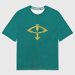 Мужская футболка оверсайз Сыны Хоруса цвет легиона