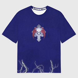 Футболка оверсайз мужская Повелители ночи после Ереси цвет легиона, цвет: 3D-принт