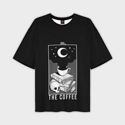 Футболка оверсайз мужская The Coffee Occult, цвет: 3D-принт