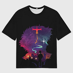 Мужская футболка оверсайз Ковбой Бибоп 1