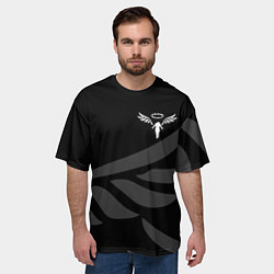 Футболка оверсайз мужская WALHALLA TEAM LOGO ТОКИЙСКИЕ МСТИТЕЛИ, цвет: 3D-принт — фото 2