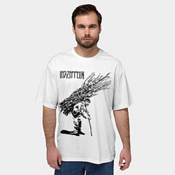 Футболка оверсайз мужская Led Zeppelin IV, цвет: 3D-принт — фото 2