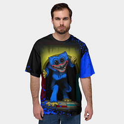 Футболка оверсайз мужская POPPY PLAYTIME: GO TO PLAY, цвет: 3D-принт — фото 2