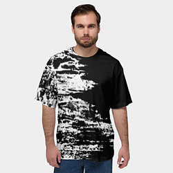 Футболка оверсайз мужская Abstraction pattern 2022 vanguard, цвет: 3D-принт — фото 2