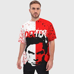 Футболка оверсайз мужская ДЕКСТЕР DEXTER NEW BLOOD, цвет: 3D-принт — фото 2